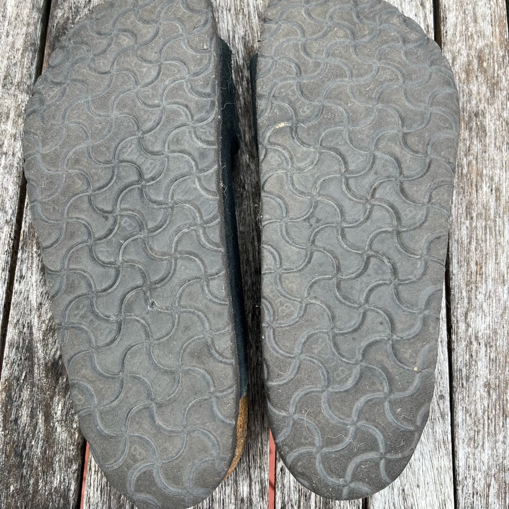 Black suede Arizona Birkenstock 40 - Picture 4 of 8